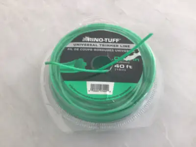 New, used once, not practical for heavy weeds, more for grass trimming Gear 0.080 in. x 40 ft. Unive...