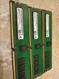 Micron 16GB 2Rx8 PC4-2400T RDIMM DDR4-19200 ECC REG