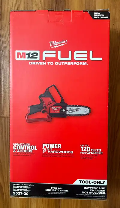 Milwaukee M12 Fuel 6-Inch Hatchet Pruning Chainsaw, View more