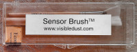Digital camera sensor cleaning brushes