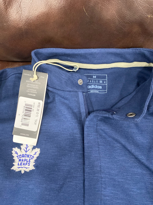 Men’s Leafs Adidas 3/4 Zip Sweatshirt in Men's in Lethbridge - Image 2
