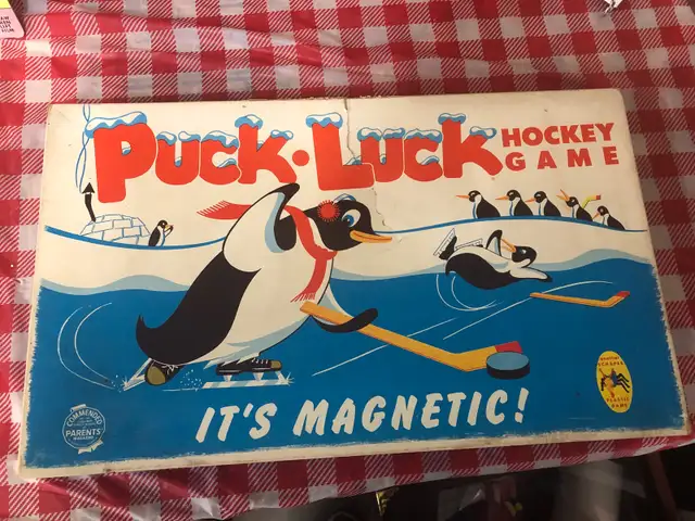 Puck Luck Hockey Gsme 1960’s Schaper Games in Toys & Games in Winnipeg - Image 2