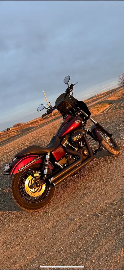 2015 Dyna looking to sell or possibly trade for Lowrider ST or Road Glide Info in last picture