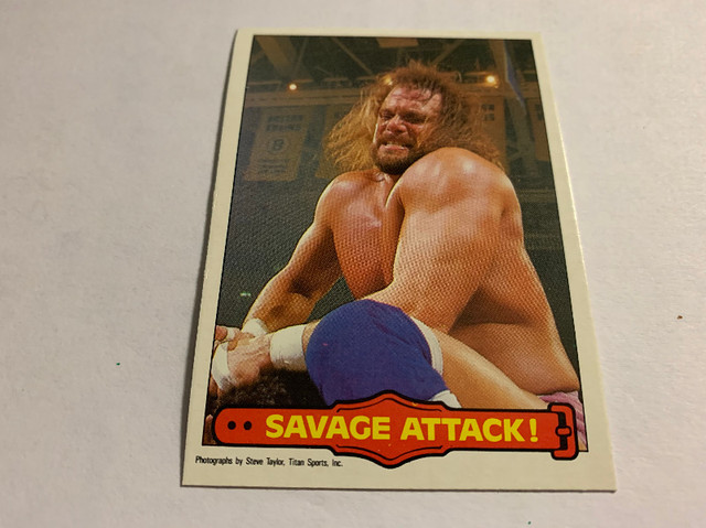1985 Series 2 O-Pee-Chee WWF Wrestling #11 RANDY SAVAGE RC. dans Art et objets de collection  à Longueuil/Rive Sud