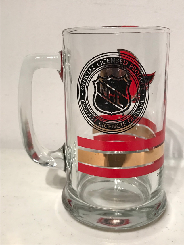 Vintage 1992 Ottawa Senators Glass Beer Mug NHL Hockey in Arts & Collectibles in Ottawa - Image 4