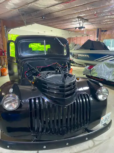 1941 Chevy hot rod on S10 frame ,350 Chevy motor. Will trade for Chevy Nova, Camaro etc of same valu...
