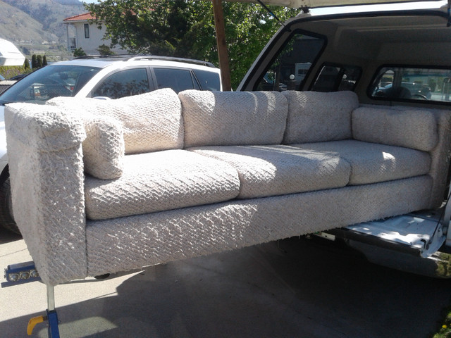 Fabric couch in Couches & Futons in Penticton