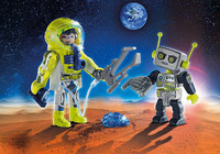 PLAYMOBIL Duo Spationaute et Robot (9492)