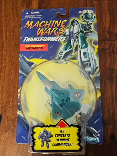 Megatron Machine Wars Transformers figure new on card., View more