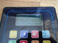 Educational tablet with touch keyboard and voice in English