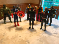 Marvel Heroes 12” Action Figures - lot