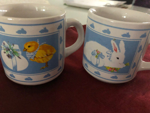 PAIR OF EASTER THEMED MUGS $3 EACH OR BOTH FOR $5 in Holiday, Event & Seasonal in Winnipeg