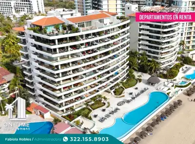 Gorgeous,oceanfront condo with incredible beach,pool and hot tub in Nuevo Vallarta 15 minutes from t...