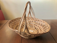 Handmade Basket Handle Philippines Wicker Woven Decor Easter