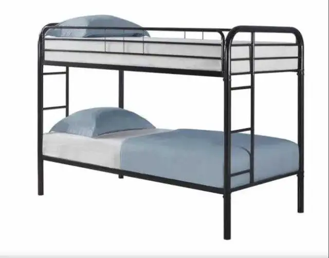 Double over double metal Bunk bed for sale near me  in Beds & Mattresses in Peterborough - Image 2