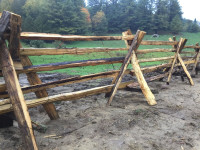 Split Cedar Fence Rails and Pickets 