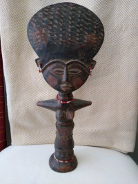 Wood African Sculpture Fertility