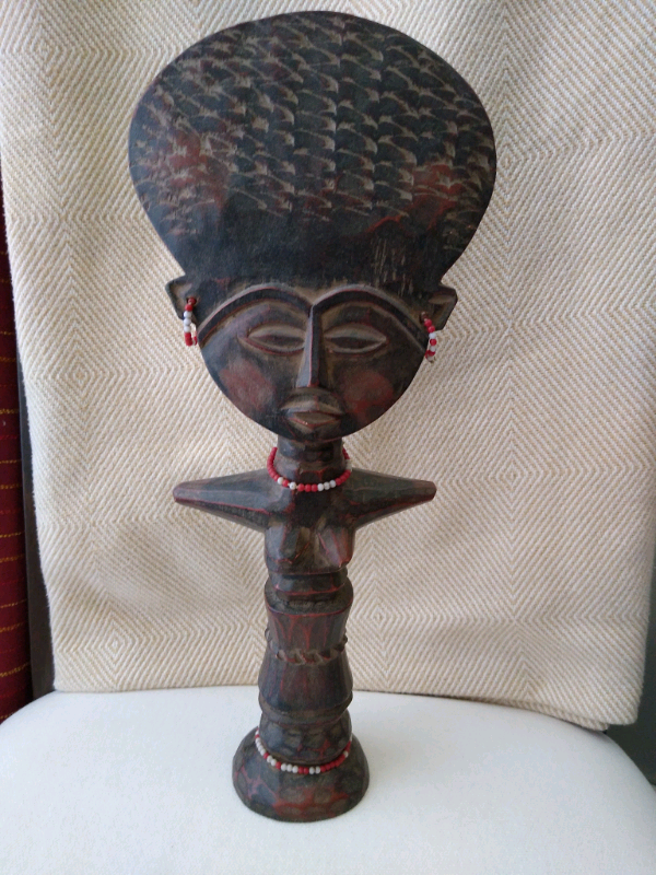 Wood African Sculpture Fertility in Arts & Collectibles in Calgary - Image 2