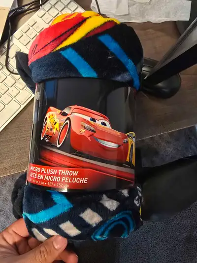 Disney Pixar Cars Micro Plush Throw Blanket Buddy for Kids, View more