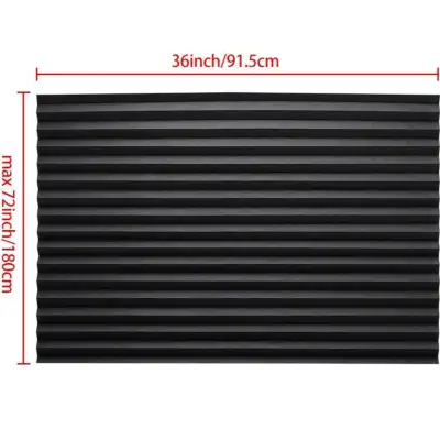 Cordless pleated temporary blackout blinds, View more
