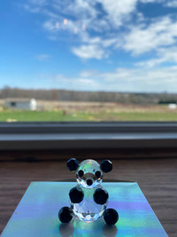 Crystal Panda Bear Miniature 
