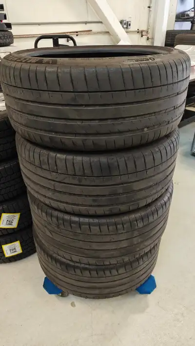 STAR RATED MICHELIN PILOT SPORT 4S TIRES NON-RUNFLAT 255/40/R21 FRONTS 6MM TREAD 265/40/R21 REARS 4....