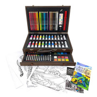 Art 101 129-Piece All Media Artist Set Color Paint Pencil Pastel