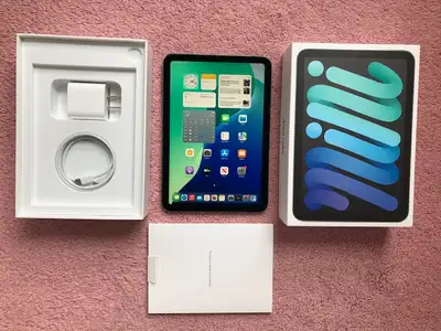 Like New 64GB Space Gray Apple iPad Mini 6 (6th Gen) with Box, View more