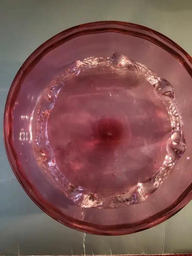 VINTAGE CRANBERRY DISH63351296865539122