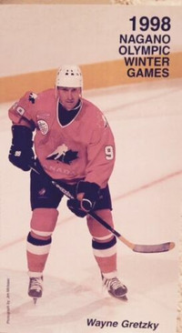 CARTE DE HOCKEY Wayne Gretzky Mcdonald's Canada 1998 Nagano Japa