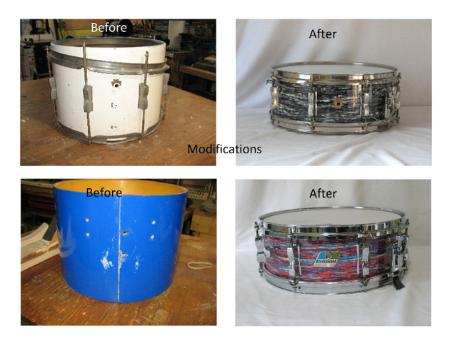 Drum Repairs, Restorations and Modifications in Drums & Percussion in Stratford - Image 2