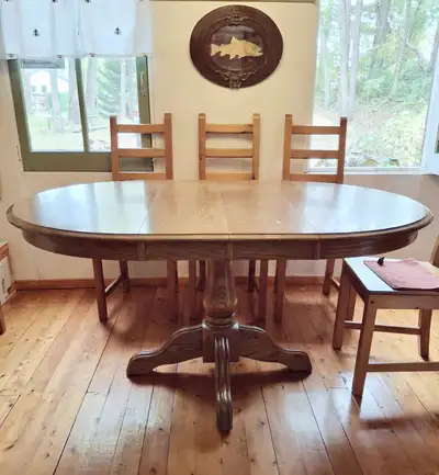 Oval Pedestal Dining Table, View more