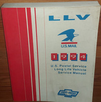 1994 LLV U.S. Postal Service Vehicle Manual