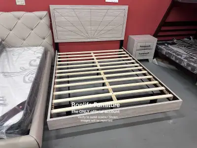 wooden bed frame queen king bed frame sale , View more