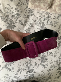 Max Mara suede purple belt - size medium