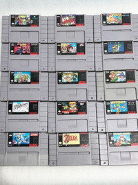 Super Nintendo SNES Games 