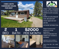 2 BED FURNISHED HOUSE FOR RENT IN EDSON