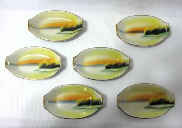 ENSEMBLE SEPT MORCEAUX pour CELERY SEVEN PIECE SERVING SET.c1950 in Arts & Collectibles in West Island - Image 4