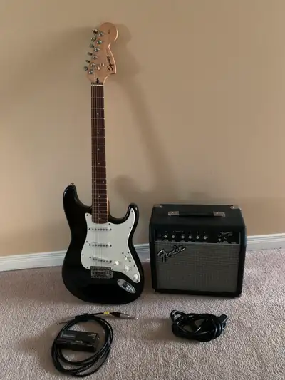 Fender Squier Anniversary Stratocaster Amp etc. Made in Indonesia. Price is firm. Not looking for tr...