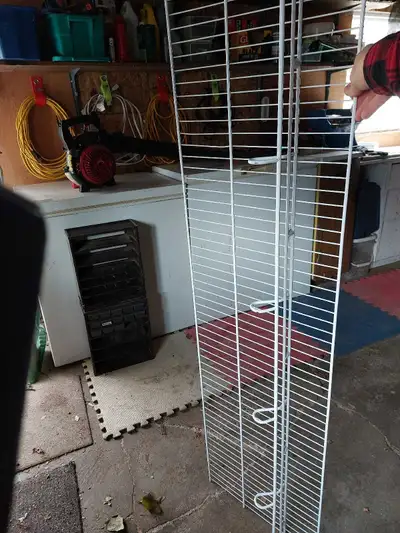 Clean, wire closet shelf, View more