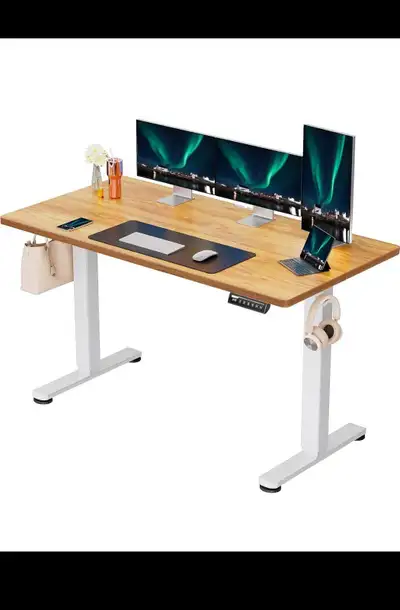 Electric Standing Desk, 63‘’x28‘’ Height Adjustable Sit Stand up, View more