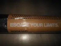escape your limits yoga mat