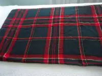 very large  tartan  table cloth