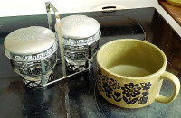 Vintage Sugar Dishes and 60s Bowl