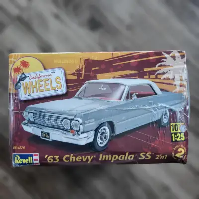 63 Chevy Impala SS Revell Model Kit New, View more