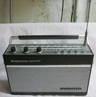 Vintage Telefunken Bajazzo Sport 101K transistor radio, View more