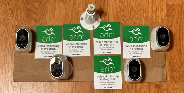 ARLO Wireless Security Cameras (x 4) Model 3030 & NEW ROUTER | Cameras ...