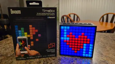 Divoom TimeBox Bluetooth Speaker & More!, View more