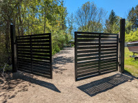 Driveway Gates, Railings, Fences- Custom Metal Fabrication