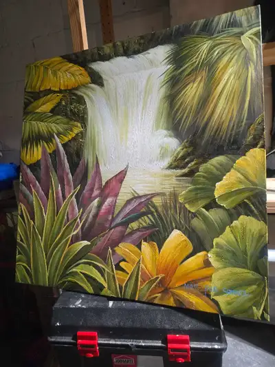 Waterfall Painting, View more